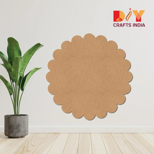 Flower MDF Base Cutout