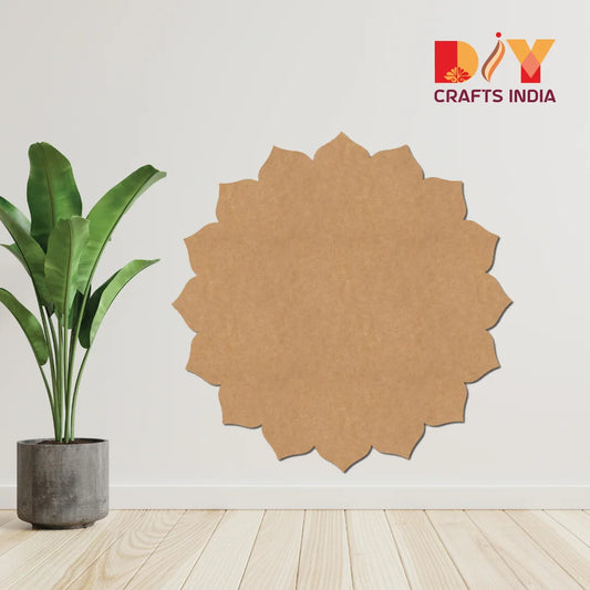 Plain MDF Base Mandala Cutout