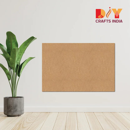 Plain MDF Base – Rectangle Cutout (Smooth Craft Board)