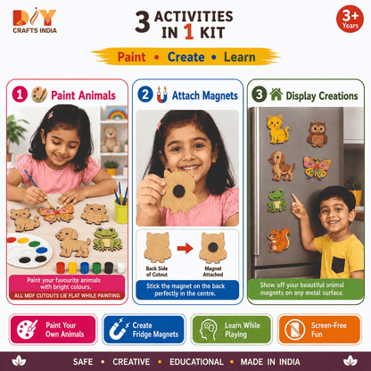 Animal World Art DIY Kit for Kids