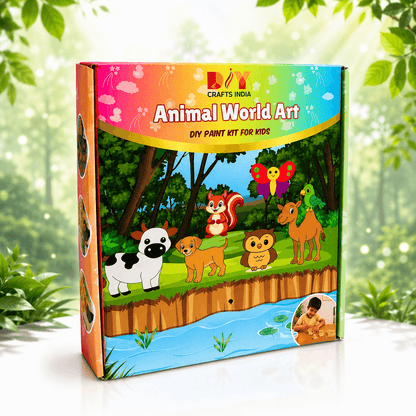 Animal World Art DIY Kit for Kids