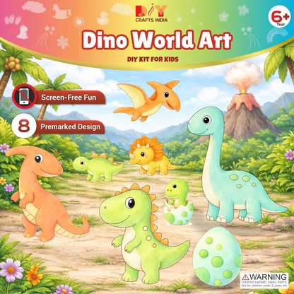 Dino World Art DIY Kit for Kids