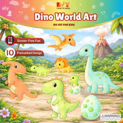 Dino World Art DIY Kit for Kids