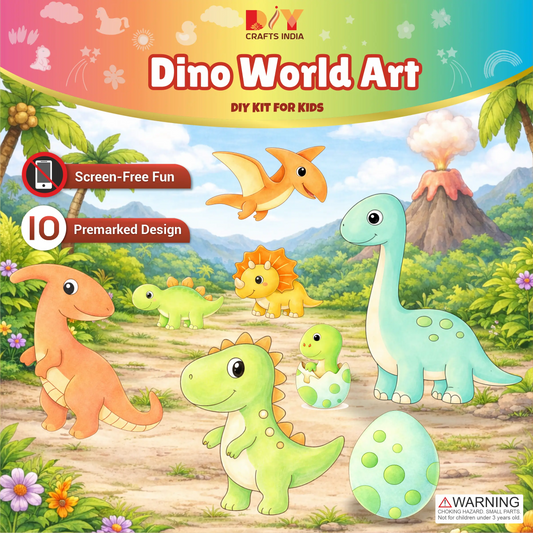 Dino World Art DIY Kit for Kids