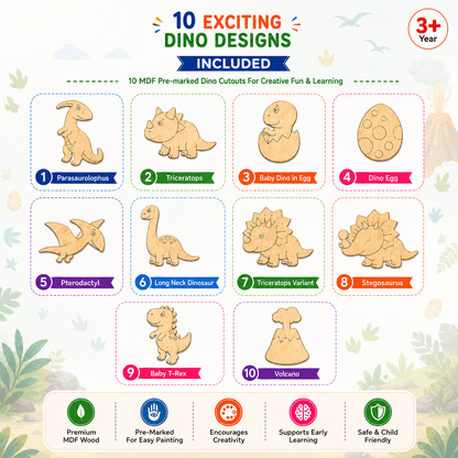 Dino World Art DIY Paint Kit for Kids