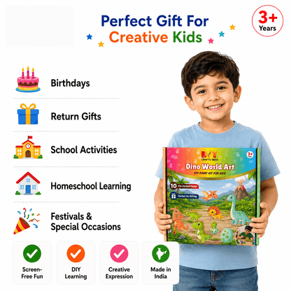 Dino World Art DIY Paint Kit for Kids