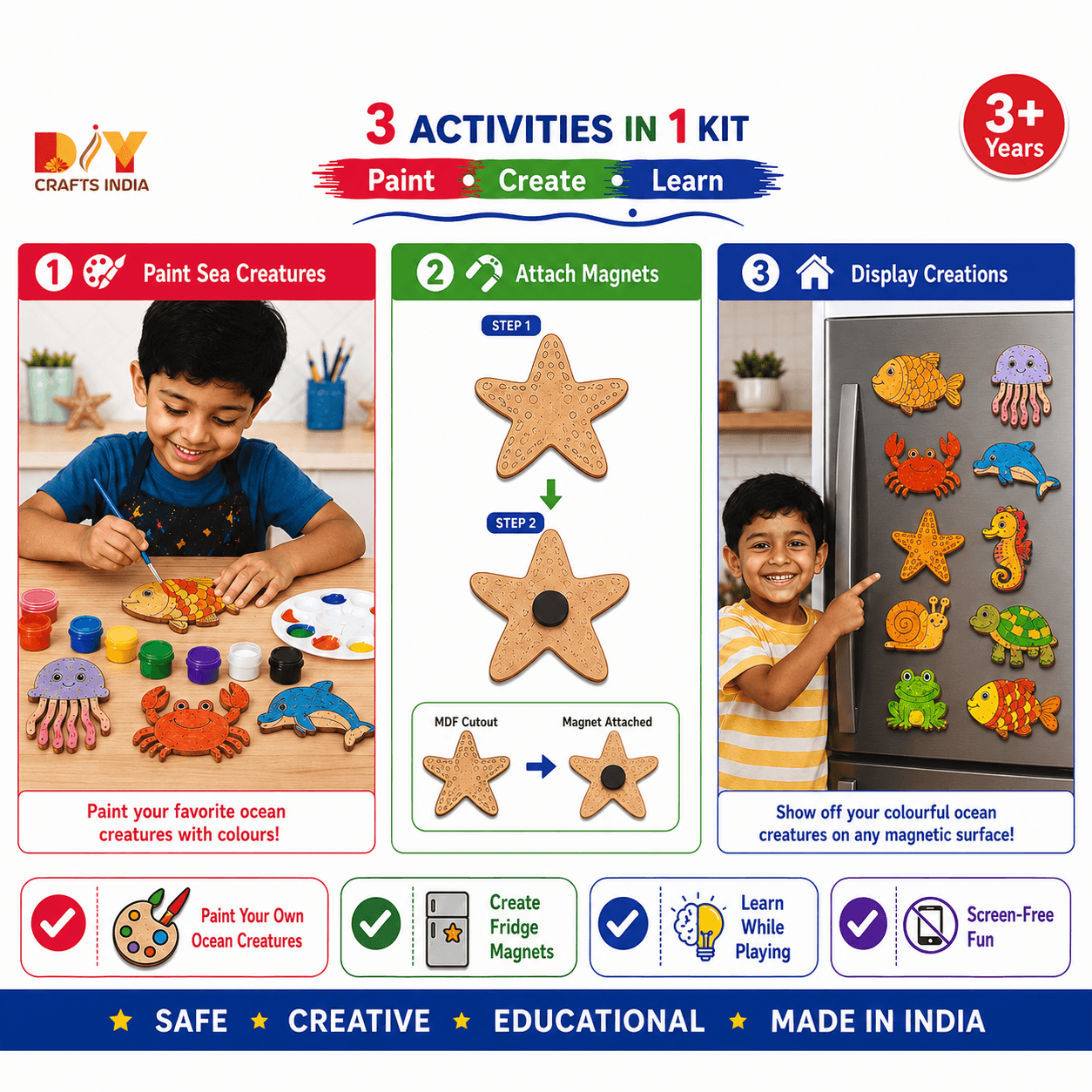Ocean World Art DIY Kit for Kids