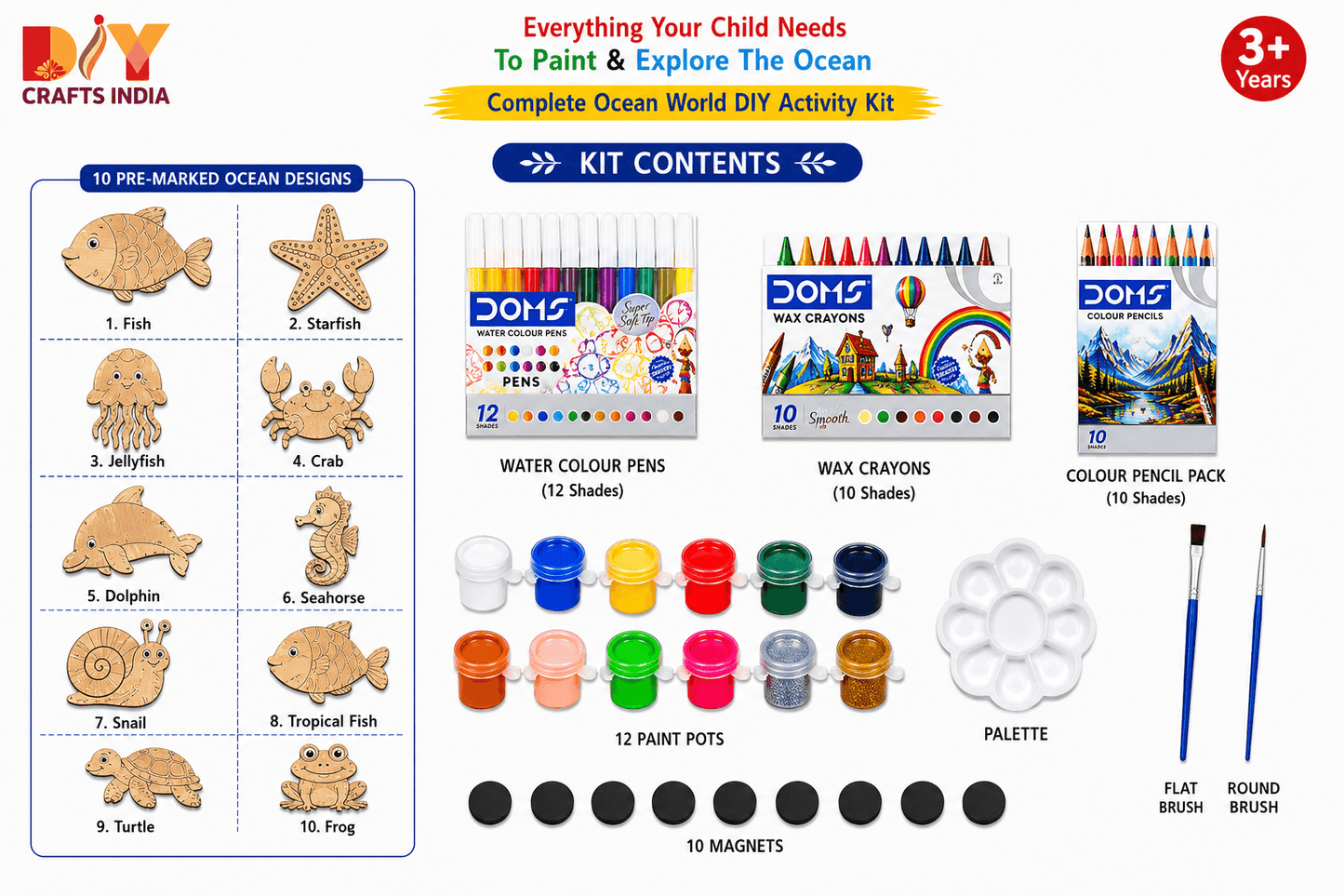 Ocean World Art DIY Kit for Kids
