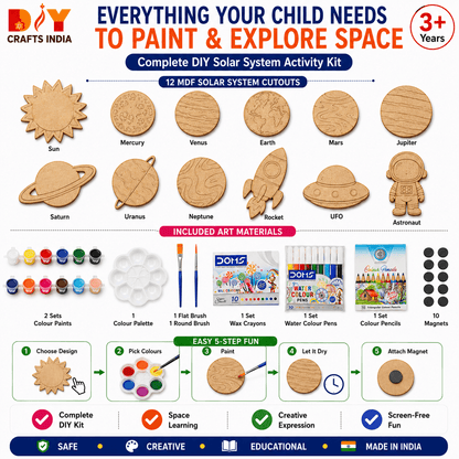 Solar System Art DIY Kit for Kids