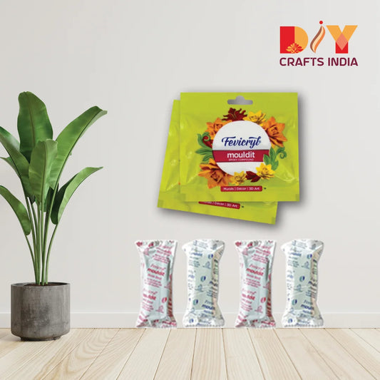 Fevicryl Mouldit epoxy sachets with retail sleeves — DIY Crafts India product image