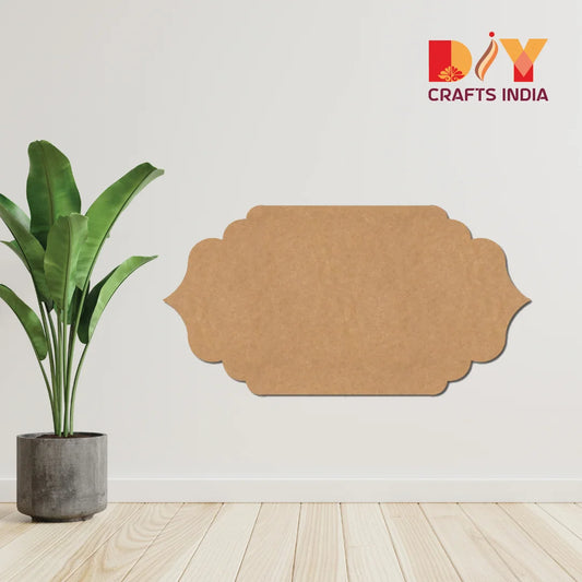 DIY Nameplate MDF Cutout Base