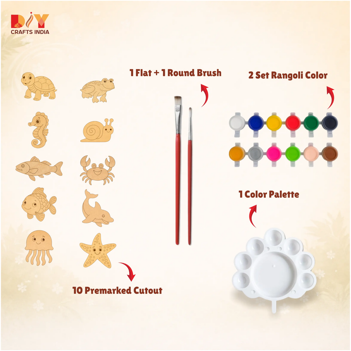 Ocean World Art DIY Kit for Kids