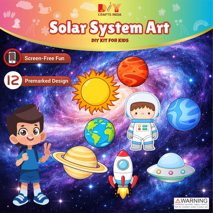 Solar System Art DIY Kit for Kids