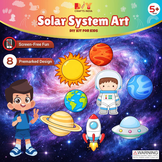 Solar System Art DIY Kit for Kids