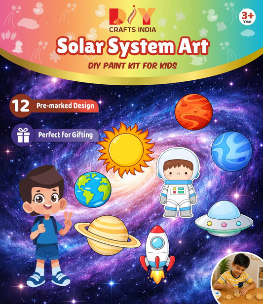 Solar System Art DIY Kit for Kids