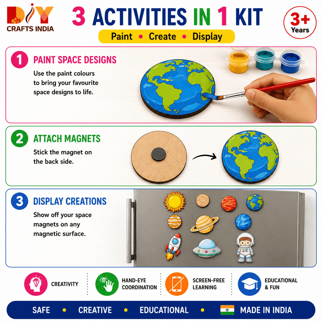 Solar System Art DIY Kit for Kids