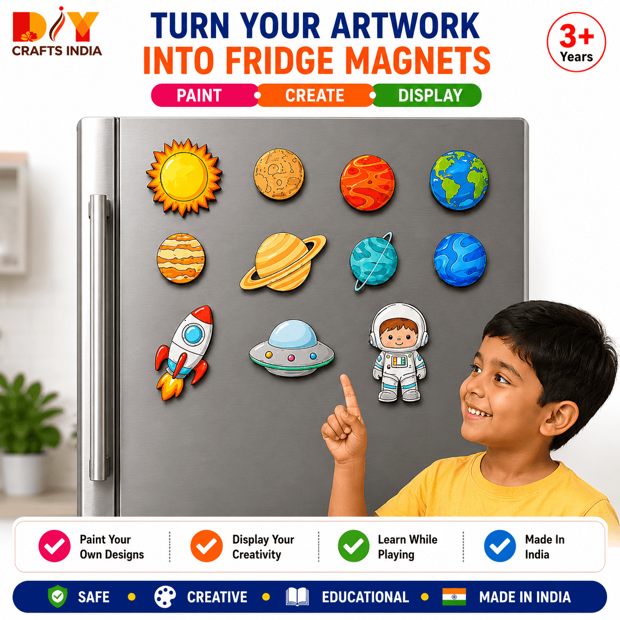 Solar System Art DIY Kit for Kids